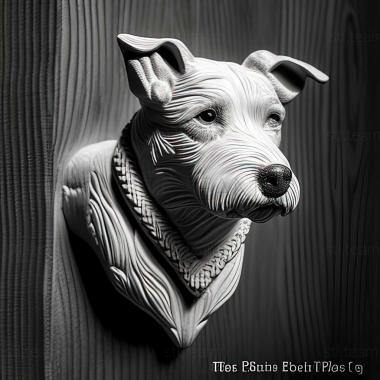 3D model Tenterfield Terrier dog (STL)